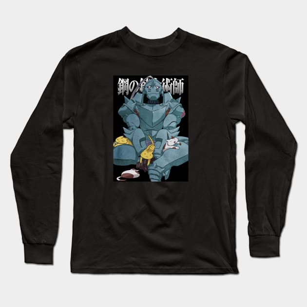 Alphonse Elric Long Sleeve T-Shirt by artxlife